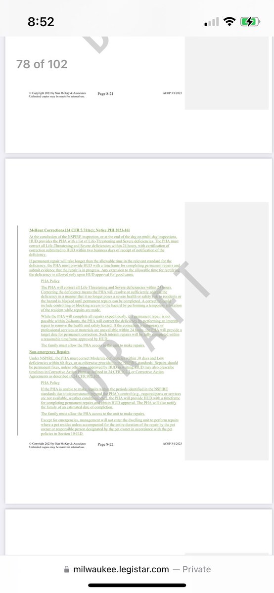 realnearwestmke's tweet image. Hopefully this means that @HousingMke will now follow laws, rules, &amp;amp; regs that they have certified following for 50+ yrs.  #federallyfunded @USAttorneys @HUDgov @MayorMKE @PledgePerez @nytimes @washingtonpost @DaphneChen_ @MKE_CC @HUDMidwest @RonJohnsonWI @BryanSteil #sec8 #MKE