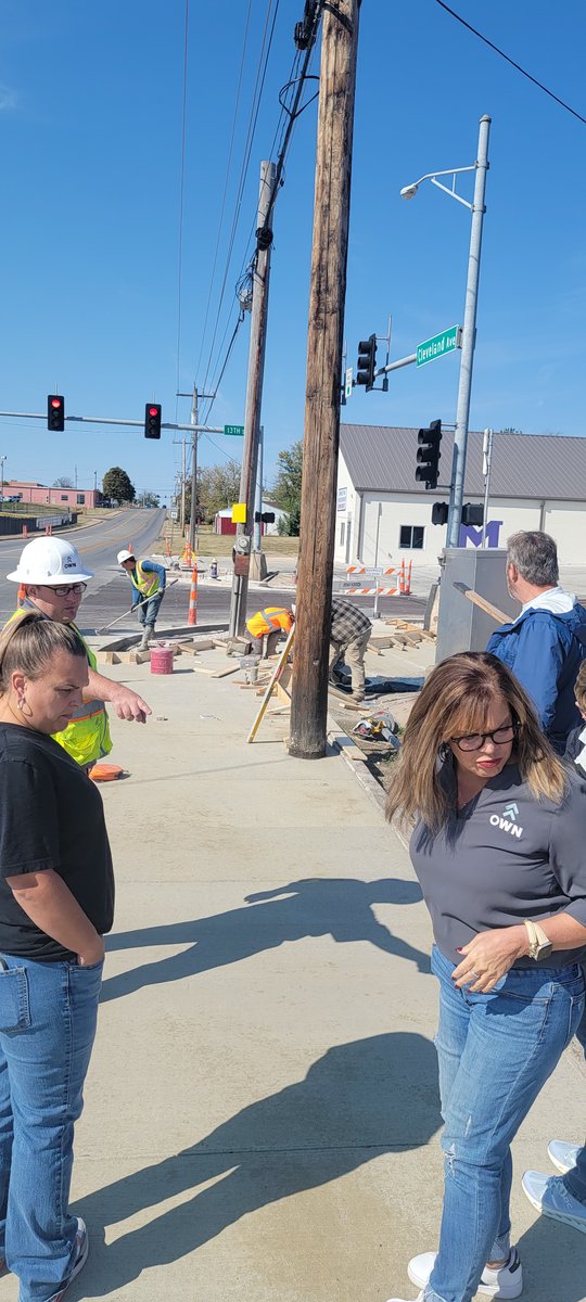 OWN_Engineering's tweet photo. 🚧 On the Move in Monett! 🚧 Our Monett office checked out local projects, including ADA and sidewalk improvements to boost accessibility and safety, plus a local office remodel and expansion. Making a difference for the community! #EOM2024 #Community #EngineeringBeyond #WeAreOWN https://t.co/CELDLTYMen