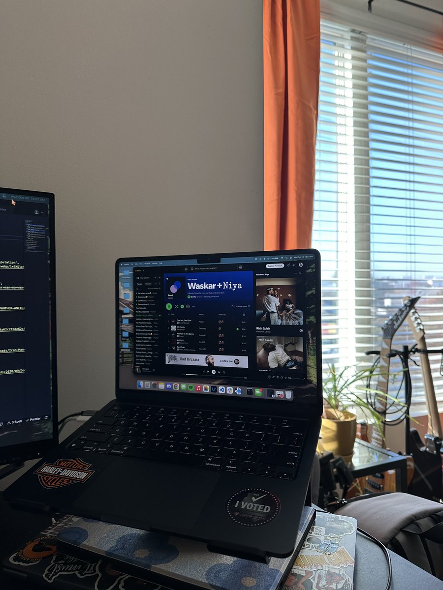 Jammin to <a href="/r_ksaw/">Waskar Paulino</a> and I’s blended Spotify playlist 10/10