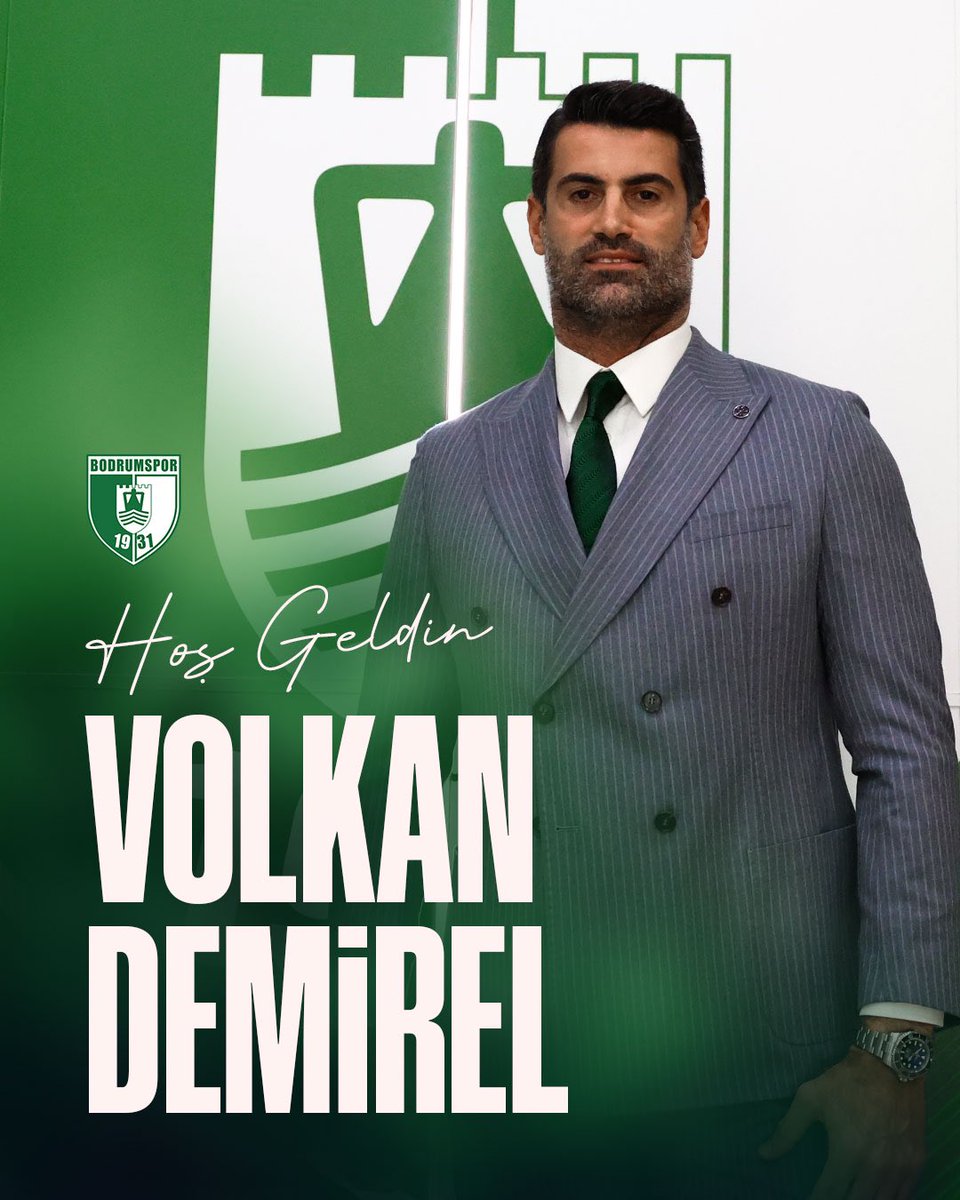 ✍🏻Kulübümüz, teknik direktörlük görevi için Volkan Demirel ile 3 yıllık sözleşme imzalamıştır.

Ailemize hoş geldin Volkan Demirel! 💚🤍 <a href="/1VolkanDEMIREL/">Volkan Demirel</a>