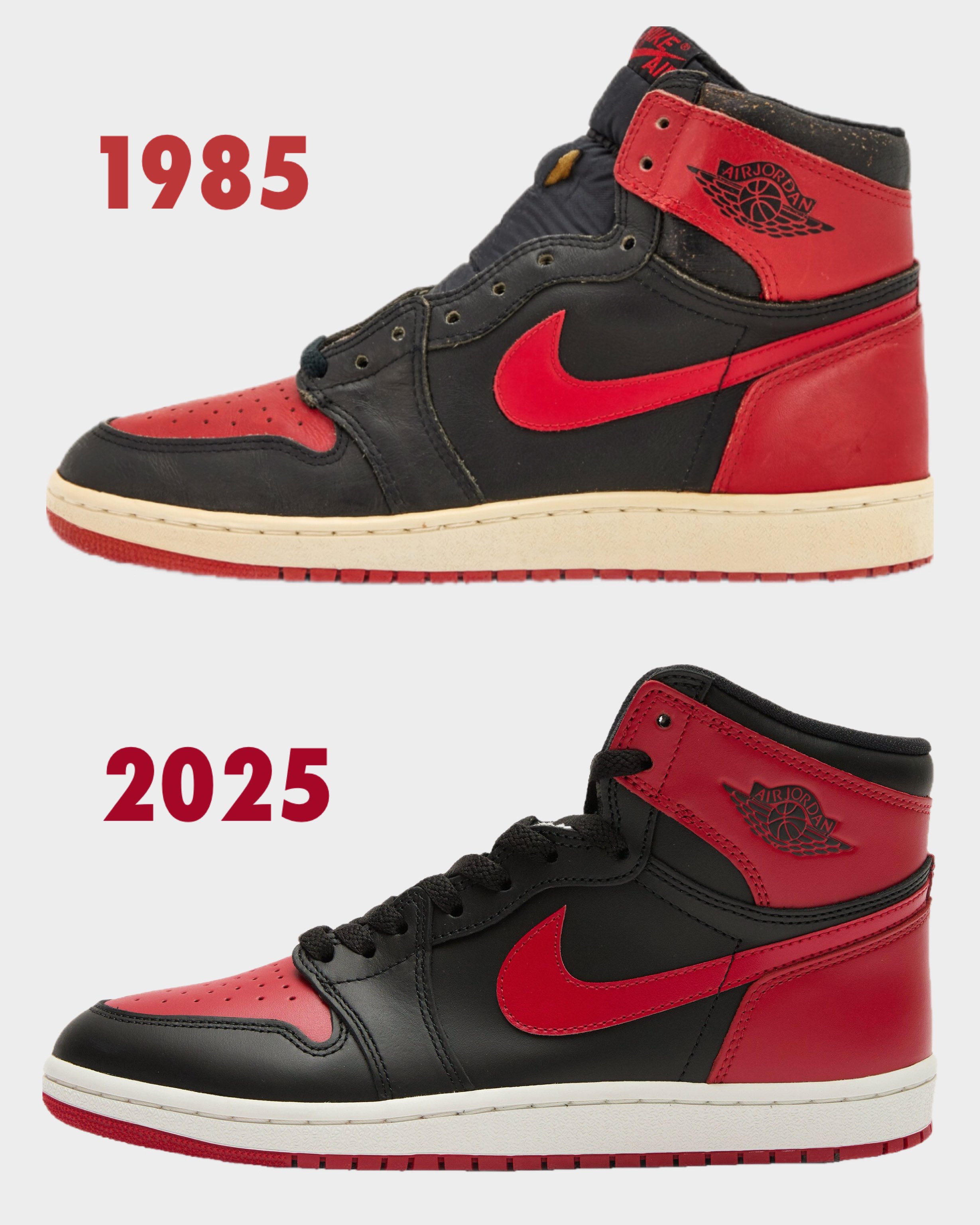 Air jordan 1 bred 1985 deals