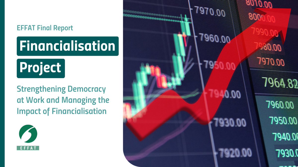 EFFAT_org's tweet image. 📢 Prioritizing people over profits! 

📄 @EFFAT_org has launched a major Final Report on the impact of #financialisation in the agriculture, food &amp;amp; drink, and hospitality sectors. Explore our findings, working tools, and 7 recommendations to make #WorkplaceDemocracy a reality.…