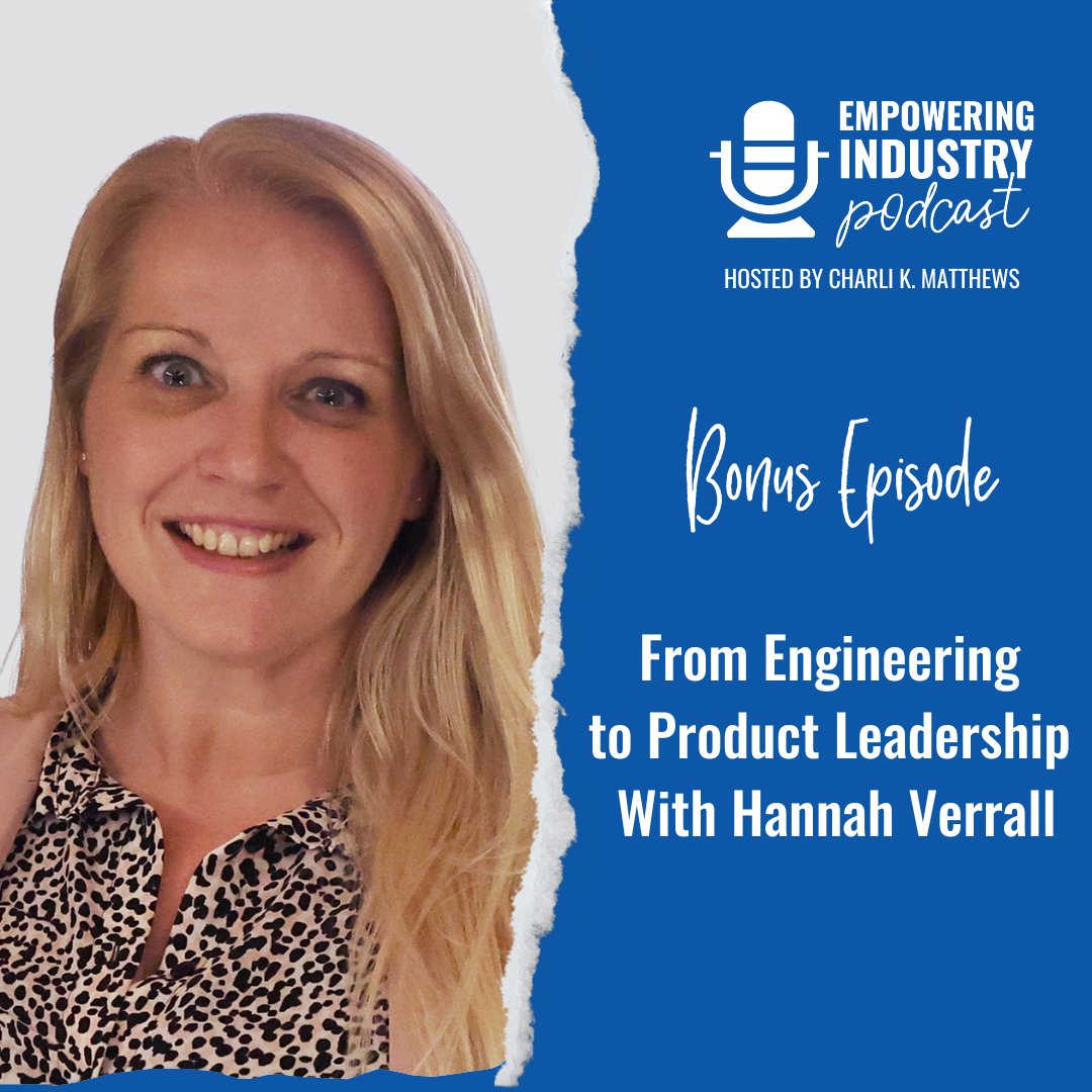 In this bonus episode of the #EmpoweringIndustryPodcast, <a href="/CharliKMatthews/">Charli K. Matthews</a> sits down with Hannah Verrall, Product Line Manager at Sundyne, to chat about leadership and talent development in engineering. Hannah shares her journey into engineering. empoweringpumps.com/podcast/from-e…