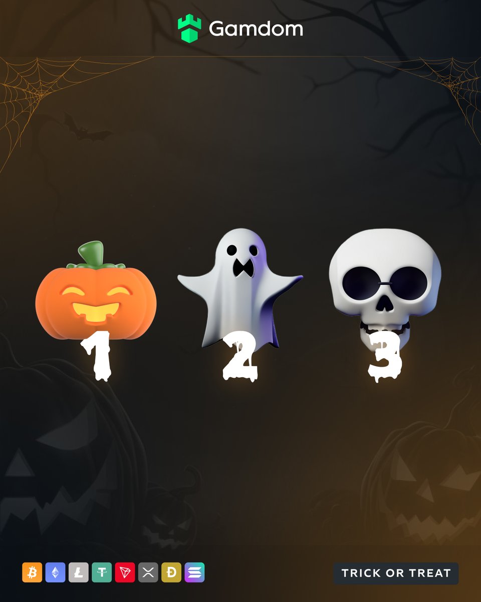 It’s Trick or Treat time! 💀

Pick your symbol and drop your choice along with your Gamdom userID. You could score a treat… or maybe a trick! 👀

Who’s ready to grab some Halloween surprises? 😈

🧡 + 🔄

🔗 Gamdom.com
