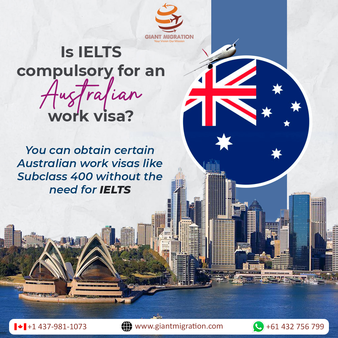 GiantMigration's tweet image. Dreaming of working in #Australia without the hassle of an #IELTS exam? You can apply for certain visas, like #Subclass400, without worrying about those language scores.

📞 +971-488 499 68 (UAE)
📞 +974-7765 1191 (Qatar)
📞+91-96541 33313 (Delhi)

#AustraliaWorkVisa