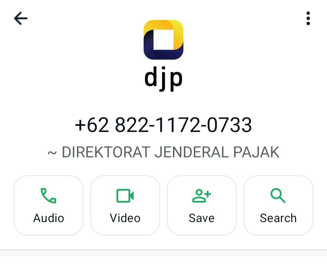 Mas_Day's tweet photo. Baru dapet juga hari ini, apakah data @DitjenPajakRI bocor? Karena banyak data yg sesuai yg di spill, jadi banyak korban percaya bahwa yg menghubungi dari DJP resmi. Untungnya saya konfirm ke AR di KPP dulu untuk memastikan, dan confirmed itu bukan nomor dari DJP. https://t.co/RcADMZj4kd