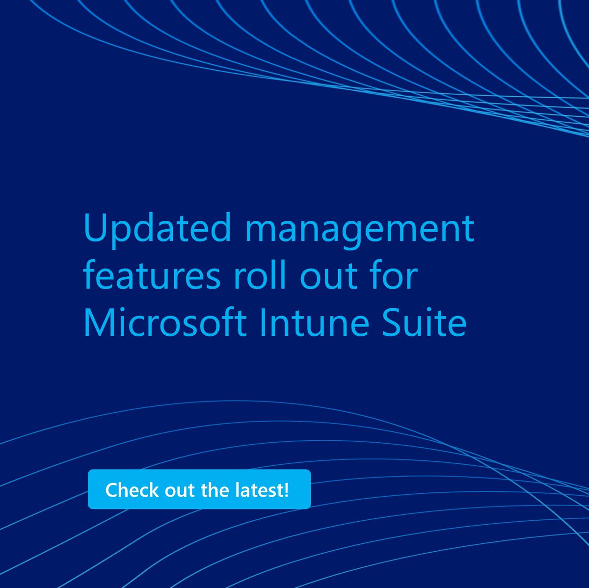 Microsoft Intune tweet media