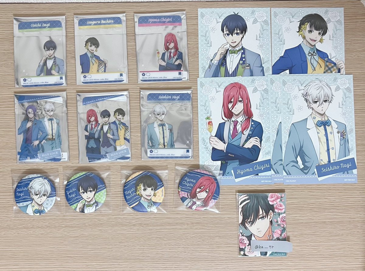 【交換】

ブルーロック ブルロ ドレスコード blue キャラpic 缶バッジ 特典

譲▷画像参照

求▷冴、凛

缶バッジとpic、特典セットで交換できる方優先🙏
郵送のみ📮𓈒𓂂𓏸

検索からでも気軽にお声かけください‼️