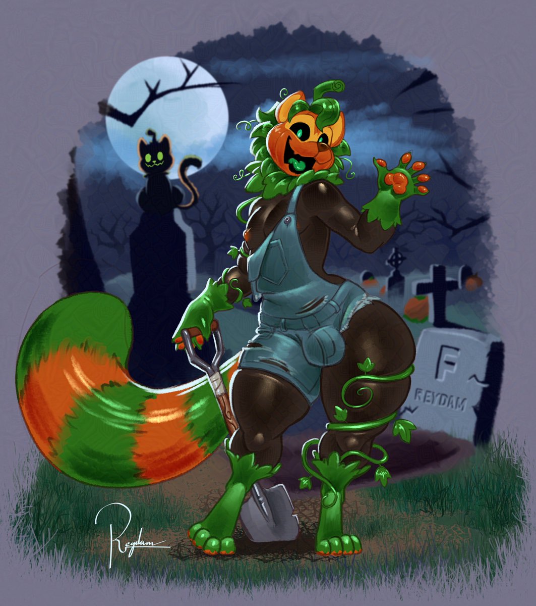 As the Halloween night approaches the pumpkins rise! 🎃🐈‍⬛🎃🦝
racoompkin design based on <a href="/acstlu/">acstlu</a>'s pumkat :3