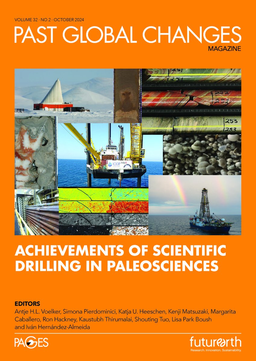 📢It's out! The latest (and largest to date🤓) PAGES Magazine on "Achievements of Scientific Drilling in Paleosciences" is available to read online🥳 Happy reading, everyone!
👉shorturl.at/Ufoil
#ScientificDrilling #ICDP #IODP