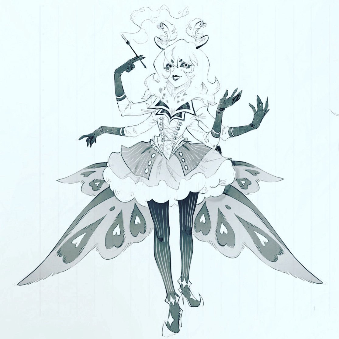 helldognico's tweet photo. @s4liller com a roupa da moth lady! https://t.co/OyP2hbdb5v
