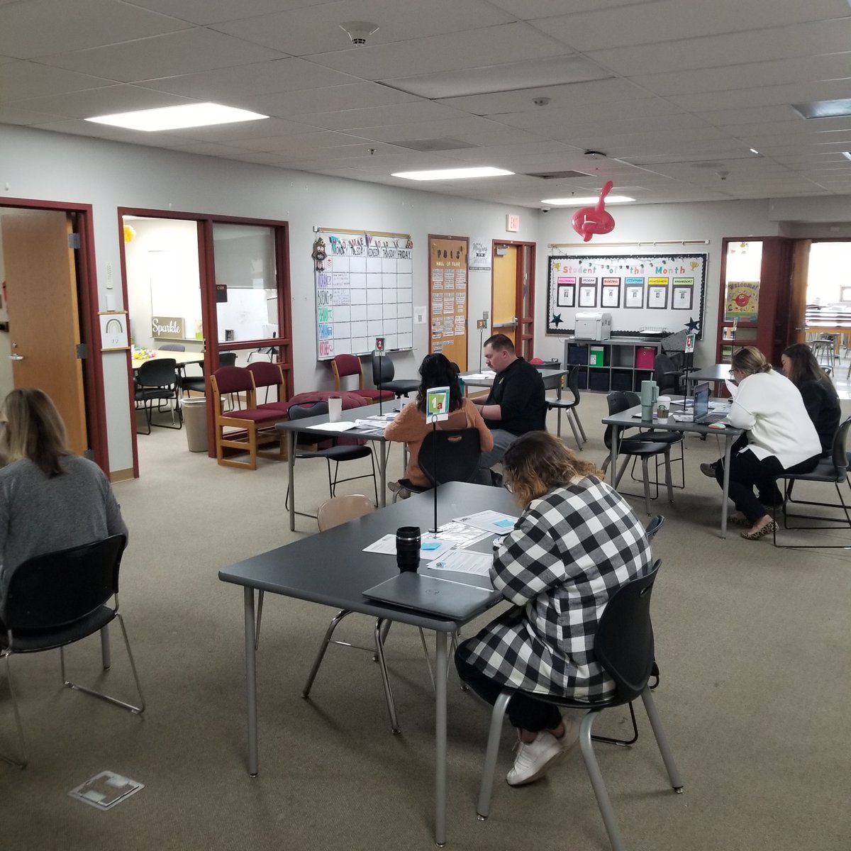 MrsZobott158's tweet image. A little Monday Motivation PD session happening at Marlowe.  Our teachers are a great example of a growth mindset for our students! #marlowe158