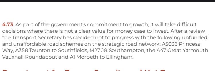 Budget documents reveal A1 Morpeth-Ellingham dualling scrapped. Not offering value for money according to the government.
