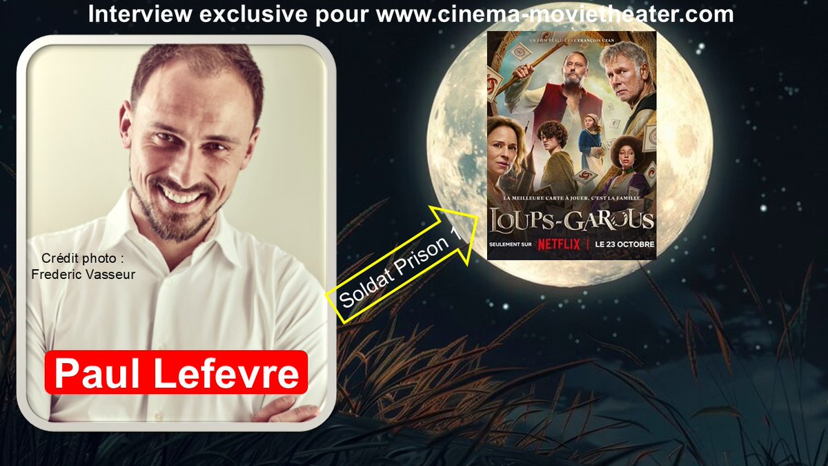 Cinemamoviethea's tweet image. Interview exclusive avec Paul Lefevre Comédien Français

Soldat Prison 1 dans Loups-Garous 

Lire la suite sur :
cinema-movietheater.com/en-fran%C3%A7a…

#InterviewExclusive #interview #interviewquestions #paullefevre #comédien 
#loupsgarous #netflixfrance  #aventure #comédie #Fantastique