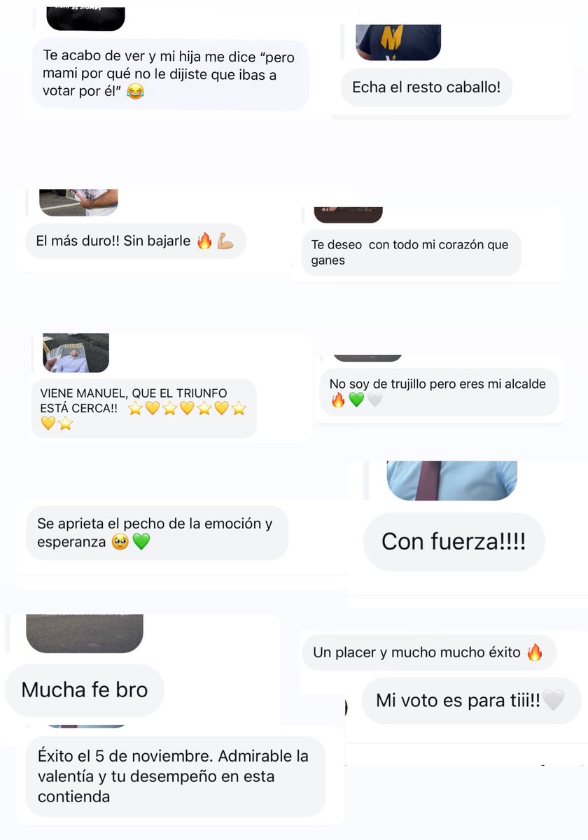 Gracias a todas las personas que creen en un mejor Trujillo. 🫶🏼