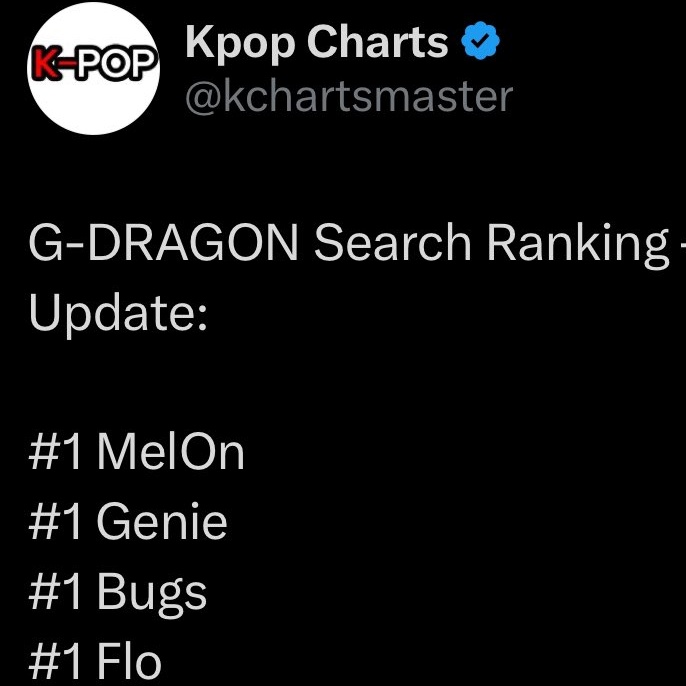 stillxxxlife's tweet photo. congratulations gdragon for being the only artist in kpop to achieve RAK without releasing a song, crazy https://t.co/KAfP8ibxwZ