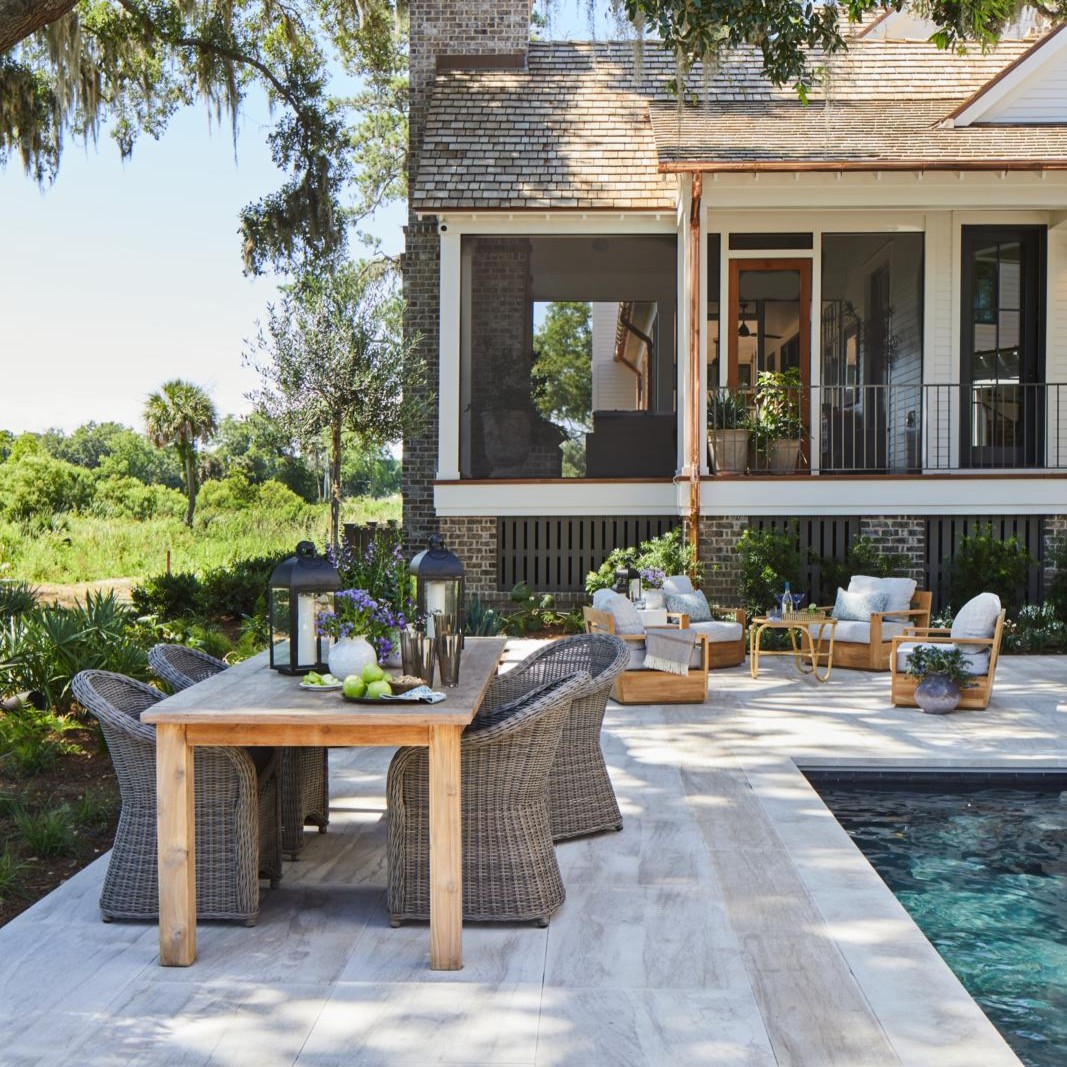Experience Southern comforts in this modern take on the classic farmhouse aesthetic. The Southern Living Idea House is open for tours through Dec. 22. Stop by and be sure to check out the inground plunge pool built by yours truly!

bit.ly/3SSWbhM  

📷: Laurey Glenn