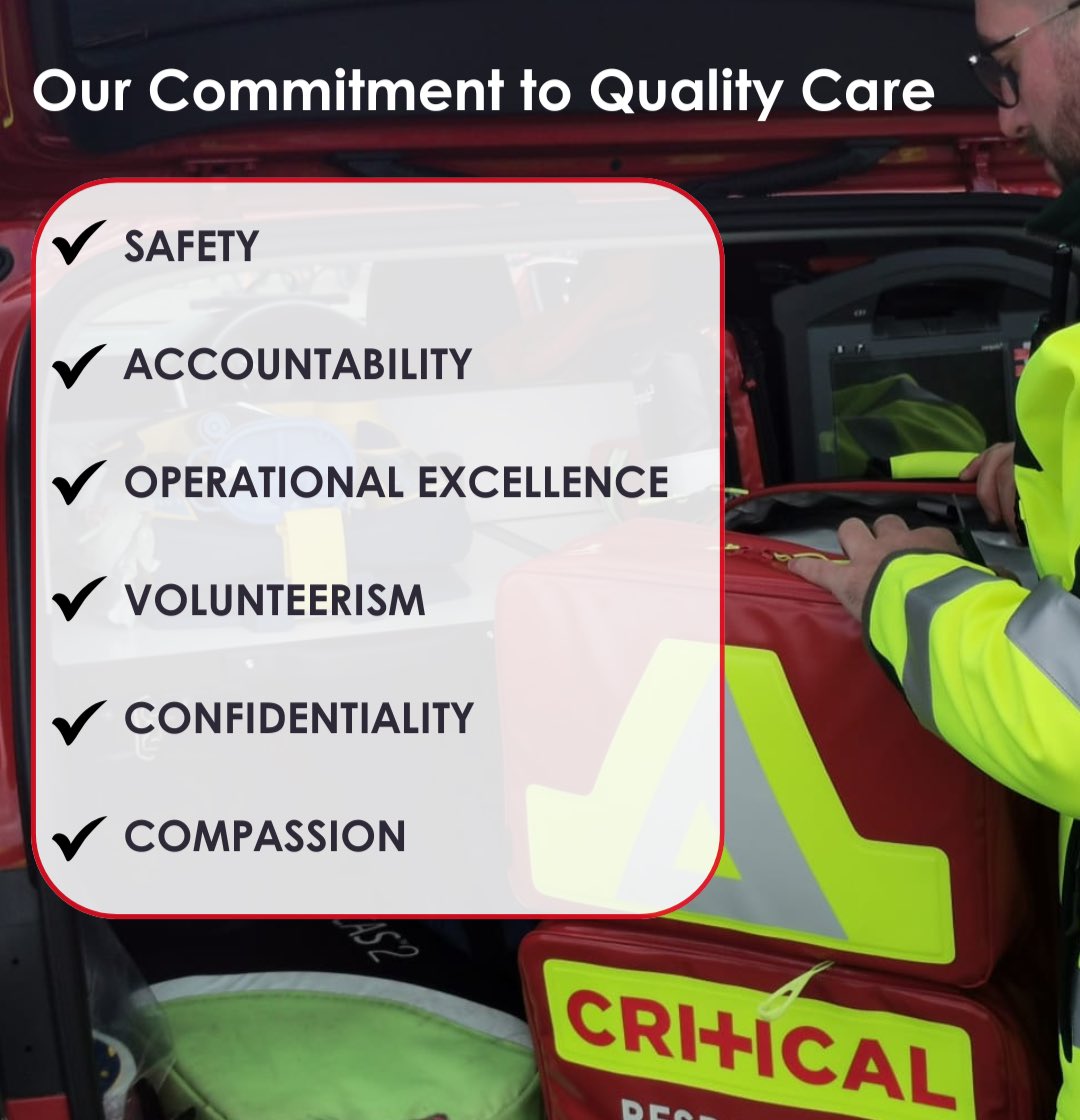 CRITICALcharity's tweet photo. At CRITICAL we earn the trust placed in us by insisting on quality and striving to get the basics right every time.
#CRITICALCharity #CRITICALMission #Community #Volunteers https://t.co/XtnL1sPOPI