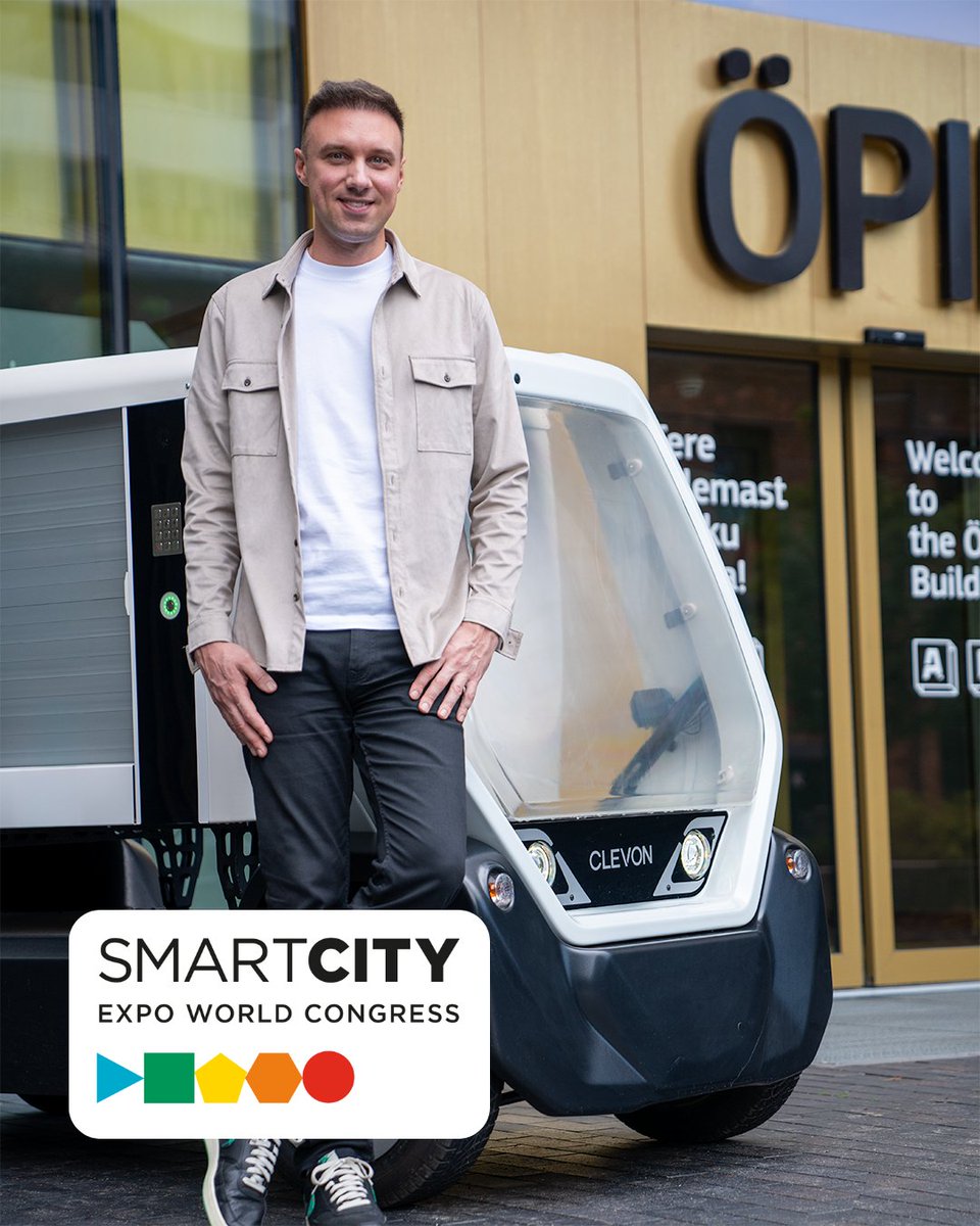 Clevon (@clevon_tech) on Twitter photo Clevon is heading to Barcelona for Smart City Expo! 🇪🇸
Join us at Stand D40, Hall 3, with our friends <a href="/TMobile/">T-Mobile</a>, <a href="/CuriosityLabPTC/">Curiosity Lab at Peachtree Corners</a> , and the <a href="/CityofFortWorth/">City of Fort Worth</a>.
Our CEO and autonomous delivery robot CLEVON 1 will be there. Stop by, say hi, and let’s talk future mobility!
#SCEWC24 Clevon is heading to Barcelona for Smart City Expo! 🇪🇸
Join us at Stand D40, Hall 3, with our friends <a href="/TMobile/">T-Mobile</a>, <a href="/CuriosityLabPTC/">Curiosity Lab at Peachtree Corners</a> , and the <a href="/CityofFortWorth/">City of Fort Worth</a>.
Our CEO and autonomous delivery robot CLEVON 1 will be there. Stop by, say hi, and let’s talk future mobility!
#SCEWC24