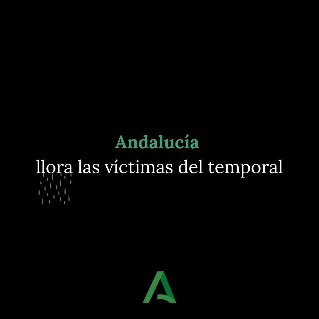 🖤 Os enviamos el abrazo y la solidaridad de todo el pueblo andaluz.