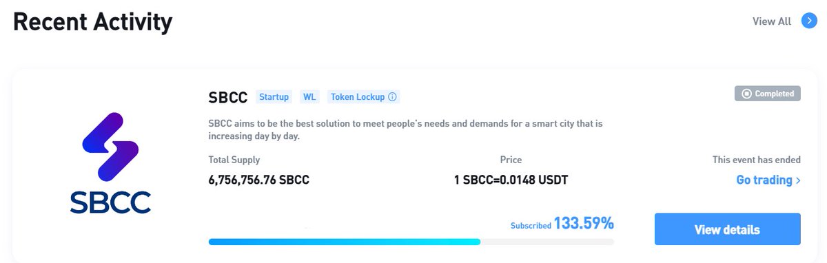 $SBCC surpassed IEO fundraising by 133% on cryptocurrency exchanges.🚀🚀
- $SBCC had a successful IEO on the <a href="/CoinstoreExc/">Coinstore</a>  exchange.💰💰💰
- We raised 133% more than the original amount.🚀🚀
- $SBCC maximizes energy efficiency with an eco-friendly carbon EBSM building system and