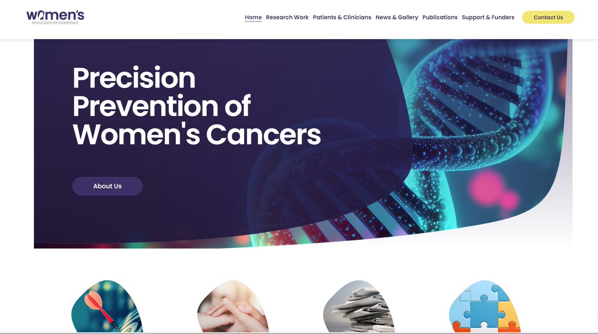 wpp_wiph's tweet photo. We are excited to announce the launch of our Women's Precision Prevention website! Our team was founded by @ProfManchanda in 2015. 
Find out more about our research work, our team, our clinical service and news and events!
https://t.co/4TjrlMWvCe https://t.co/f4CSvJxkRA