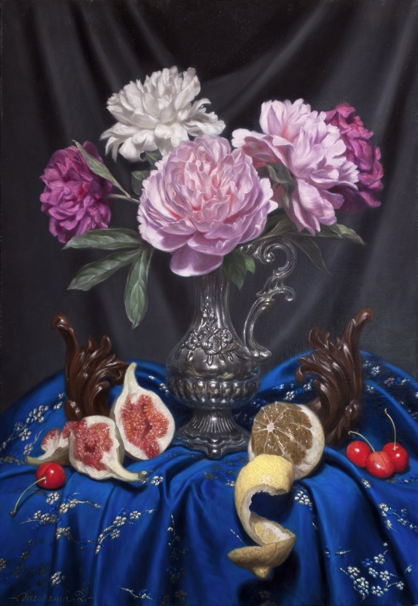 初の福岡個展です✨ 画業30周年記念 三嶋哲也展-官能の油彩美- 11月6日