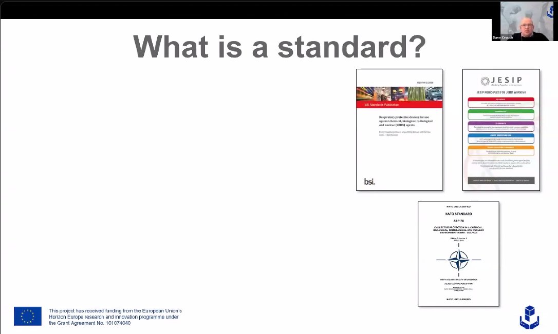 TFCRIL's tweet photo. Colleague Prof. David Crouch (@TFCRIL) introduced this afternoon the value of #standards for #CBRN in @peers_eu. Website is https://t.co/yVSBdE1OhK and you can join our engaging group and participate in further PEERS events .. https://t.co/Rw9LbeblFe  

https://t.co/PE0TDzFJ3F https://t.co/BXYYwmL0hk