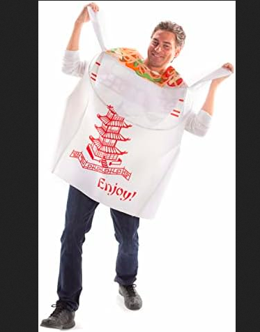 MrWokFargo's tweet photo. Sure maybe you dress up like Chinese food for #Halloween . . . OR MAYBE you just stop by Mr. Wok  for Bourbon Chicken &amp; egg rolls, turn your lights off and watch tv in the basement! 😂🎃💀🤡 #HappyHalloween from #MrWokFargo! https://t.co/YgJFkS4jBA