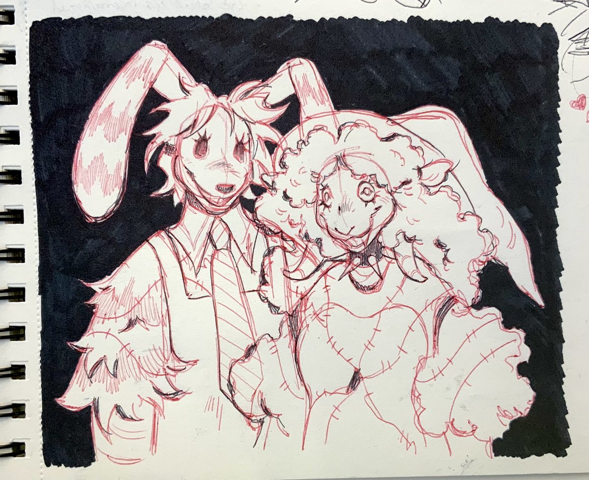 Redraw of the spooky couple
#TheWaltenFiles #thewaltenfilesfanart