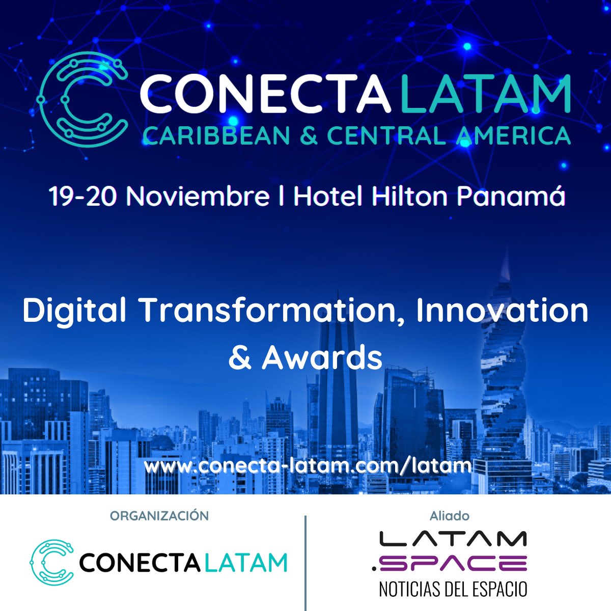 latamspace's tweet image. 🎉¡Estamos orgullosos de apoyar #ConectaLatam 2024!🎊

🚀Nos vemos en Panamá🛰️

#conectalatam #tecnologia #telecomunicaciones #espacio #orbita #empresas