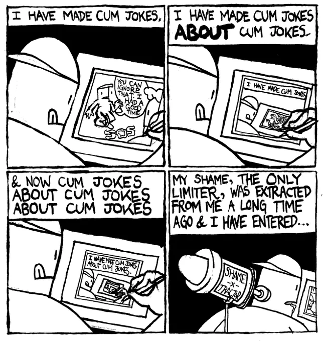 @extrafabulous has launched a wonderful new book! I was asked to do a comic in celebration and I have obliged. Zach and I share a mutual obsession. 