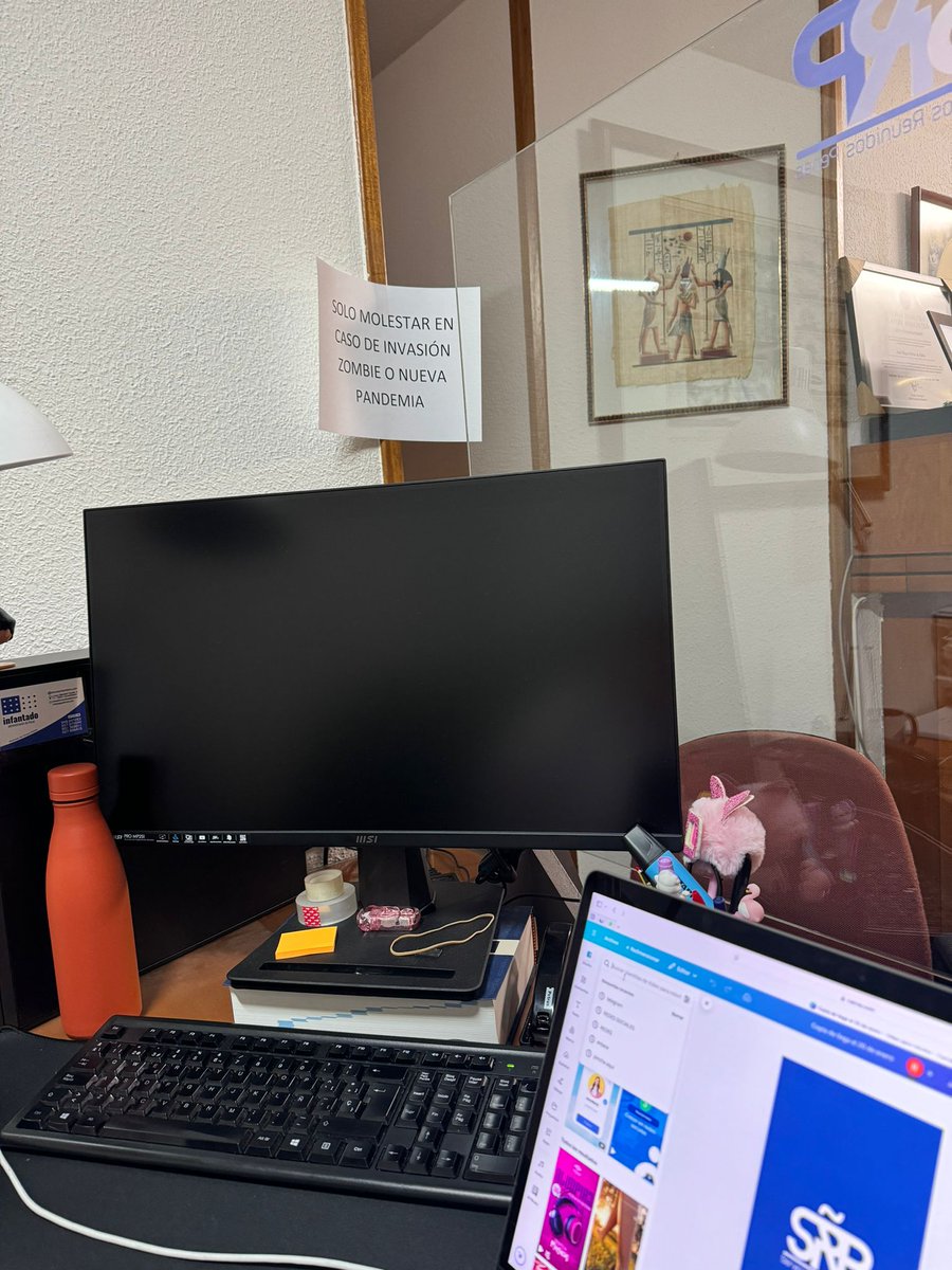 Mi despacho desde fuera ayer, hoy y mañana...