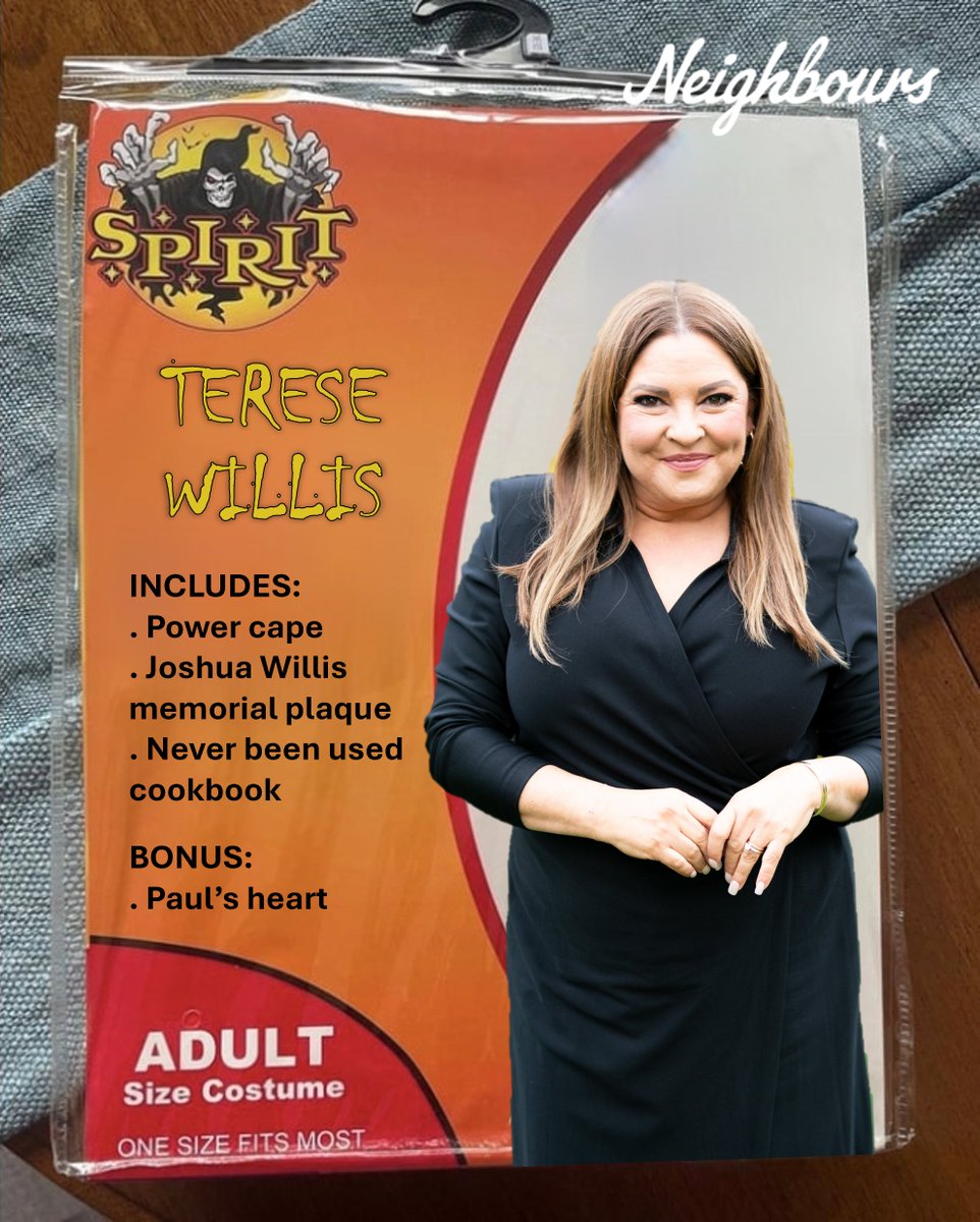 neighbours's tweet photo. If Neighbours characters were Halloween costumes... 🎃😈💀 Which is your favourite? #SpiritHalloweenMeme https://t.co/8722yomRqd