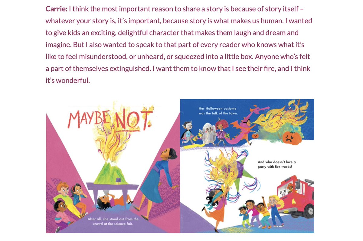 Carrie Kruck (@kruckcarrie) on Twitter photo GIVEAWAY!
I had a great time chatting about picture books and fire, magic and metaphor on the Simply 7 blog - check out a snippet below. And there's still time to enter to win a copy of IGGY WHO BREATHES FIRE! It's free! See the link in my bio or visit <a href="/JenaNBenton/">🫖Jena Benton🧜🏻♀️</a> for more 🔥 GIVEAWAY!
I had a great time chatting about picture books and fire, magic and metaphor on the Simply 7 blog - check out a snippet below. And there's still time to enter to win a copy of IGGY WHO BREATHES FIRE! It's free! See the link in my bio or visit <a href="/JenaNBenton/">🫖Jena Benton🧜🏻♀️</a> for more 🔥