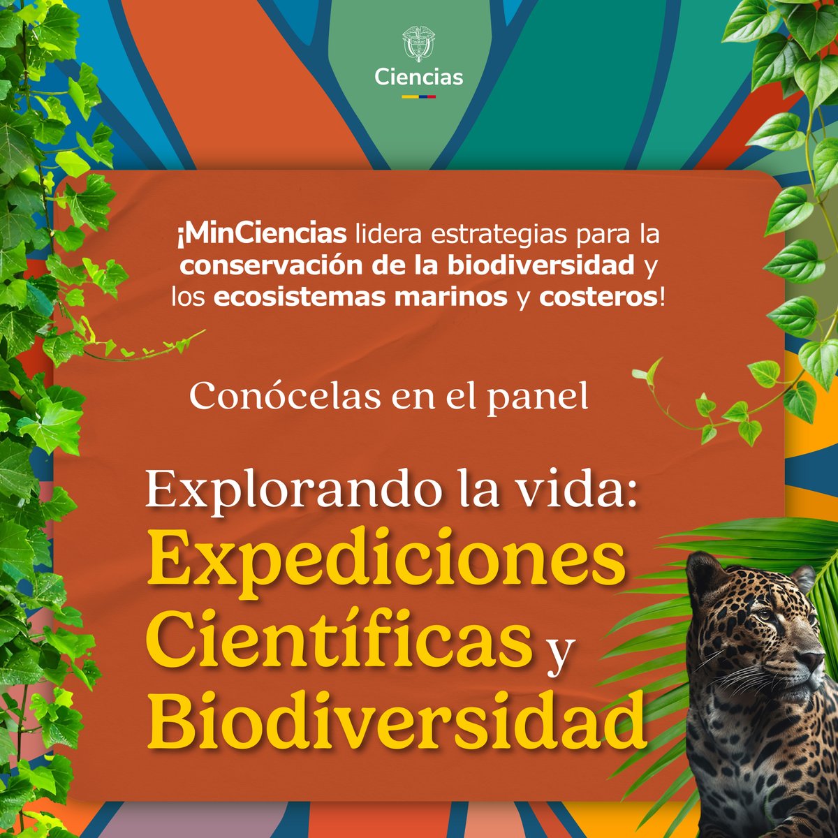 Identificar el valor ecológico de los ecosistemas marinos y costeros es fundamental para promover el desarrollo regional de los territorios. 
En la #COP16Colombia conoce más sobre la importancia de la expediciones científicas el 31 de oct.👇

Inscríbete: forms.gle/Yc7kwxDUCfLNAL…