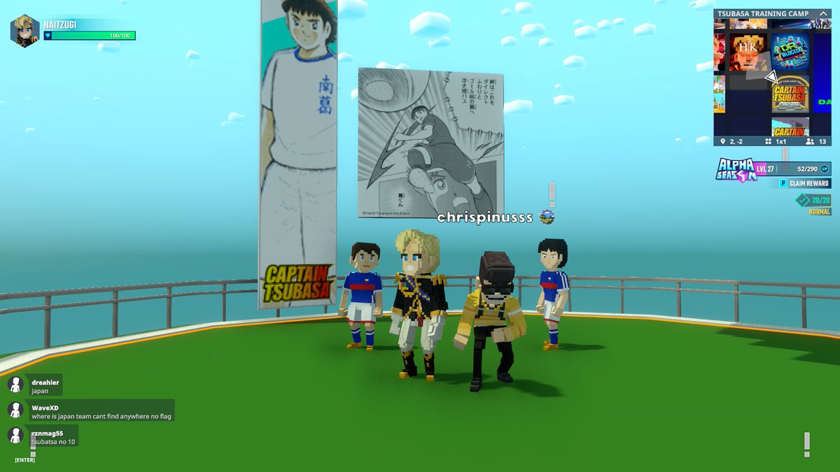 naitzugi (@naitzugi) on Twitter photo ⚽ Even Tsubasa needs to hit training camp before bringing home another championship🏅Come train with me in <a href="/TheSandboxGame/">The Sandbox</a> register-landings.sandbox.game/alphaseason4-s… #TheSandbox #AlphaSeason4 #AS4SocialChallenge ⚽ Even Tsubasa needs to hit training camp before bringing home another championship🏅Come train with me in <a href="/TheSandboxGame/">The Sandbox</a> register-landings.sandbox.game/alphaseason4-s… #TheSandbox #AlphaSeason4 #AS4SocialChallenge