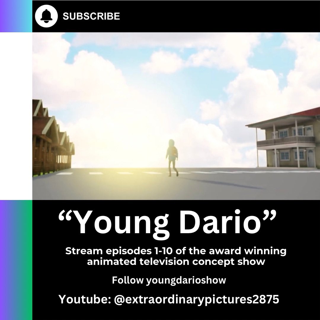 Watch “Young Dario” on YouTube! 

Join Julio Macias as Dario, guided by his Abuelita through family and self-discovery. 

Episodes 1-10 are live, with 11 and 12 coming soon: youtube.com/playlist?list=…