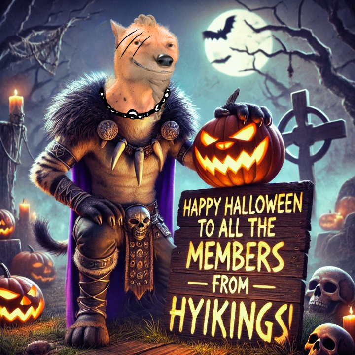 TheHyikings's tweet photo. 🎃👻 To all the amazing people around the world: Happy Halloween from the Hyikings! 🎉⚔️

🗓️ Pre-sale kicks off on Nov 22 — stay with us and get ready for 4000x! 💰💥
Join us on Telegram for updates and join the adventure! 

Telegram: https://t.co/MqWMDg31LC

#Hyikings #Halloween #Crypto #Presale #MoonShot
#Doge #ShibaInu #Pepe #Floki #BabyDoge #DogelonMars #Safemoon #KishuInu #HogeFinance #AkitaInu #Pitbull #Samoyedcoin #CateCoin #FegToken #ElonDoge #ShibaPup #BuffDoge #TigerKing #DogeZilla #Doggy #EverGrow #SaitamaInu #Kishu #Bonfire #Woofy #RyoshiToken #SanshuInu #StarLink #ShibX #Moonshot #MiniDoge