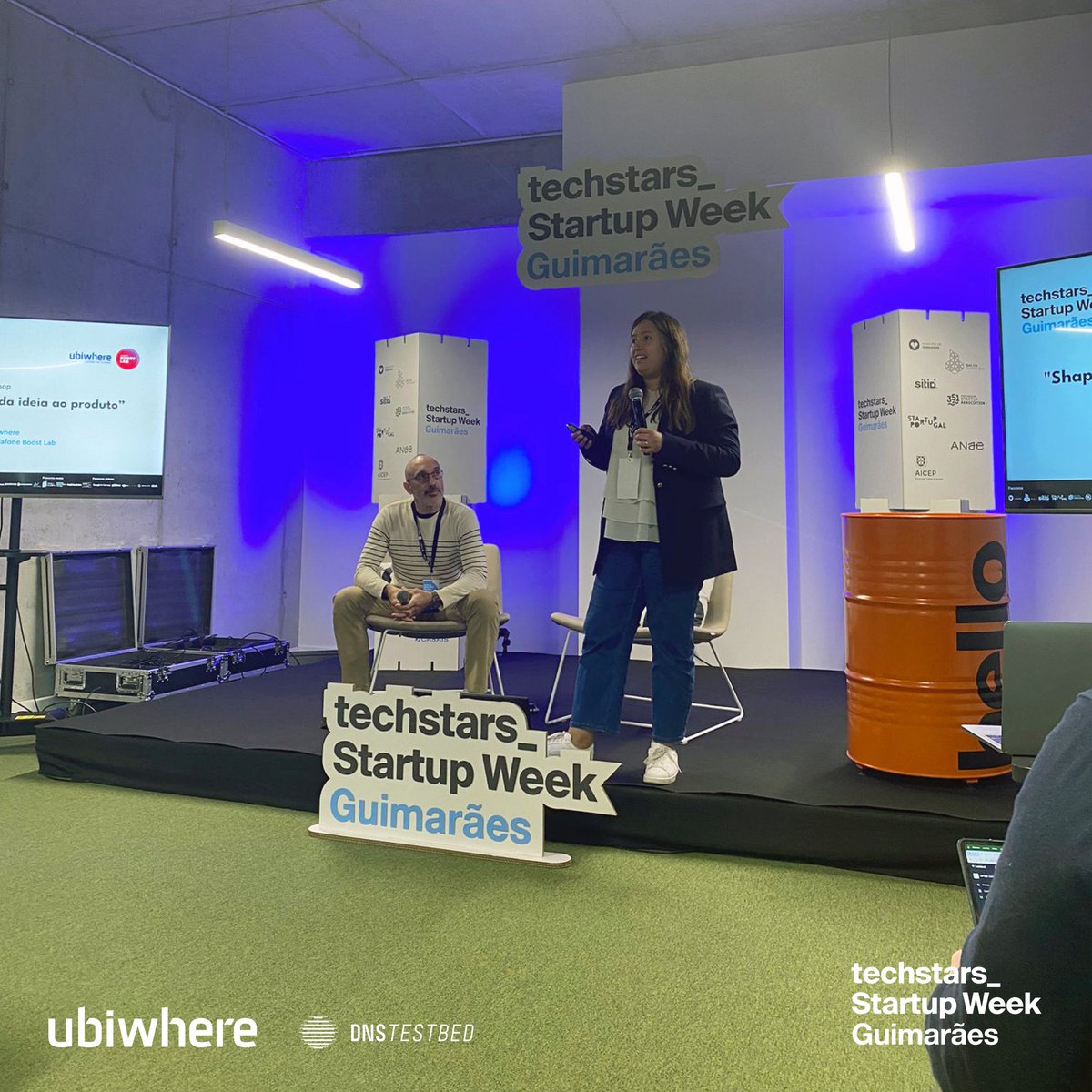 ubiwhere's tweet image. 📌 @ubiwhere  at Techstars Startup Week Guimarães: sharing the #DigitalNervousSystemTestbed. 💻

📢 Do you want to participate in our ‘’Challenge Digital Nervous System Testbed‘’? 

All the information you need is here: ubiwhere.com/en/news/ubiwhe…