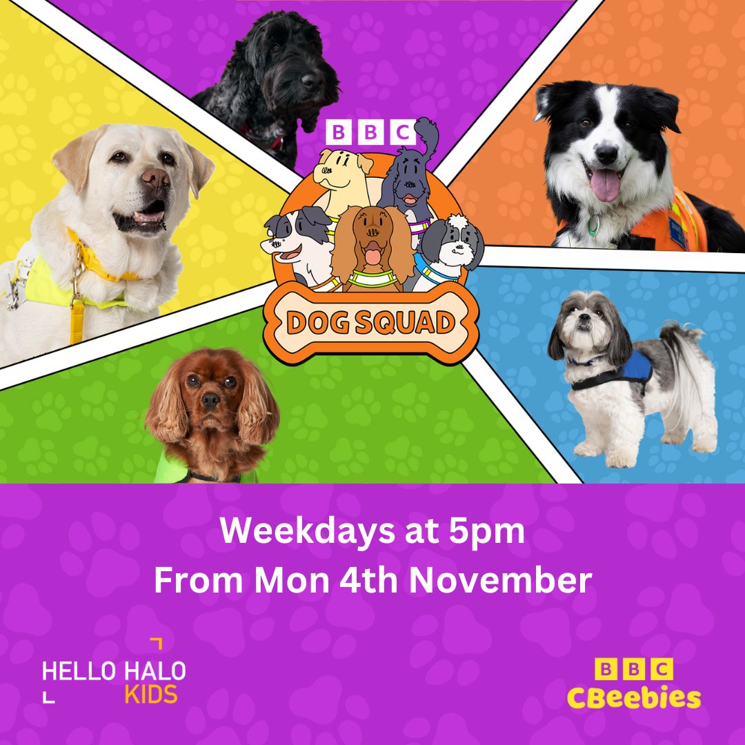 Some paws-itively great news! Everyone's favourite super-doggy heroes are back for more exciting dog missions in brand new Dog Squad on CBeebies.

📺 Weekdays at 5pm from Monday 4th November on ~<a href="/CBeebiesHQ/">CBeebies Parenting</a>