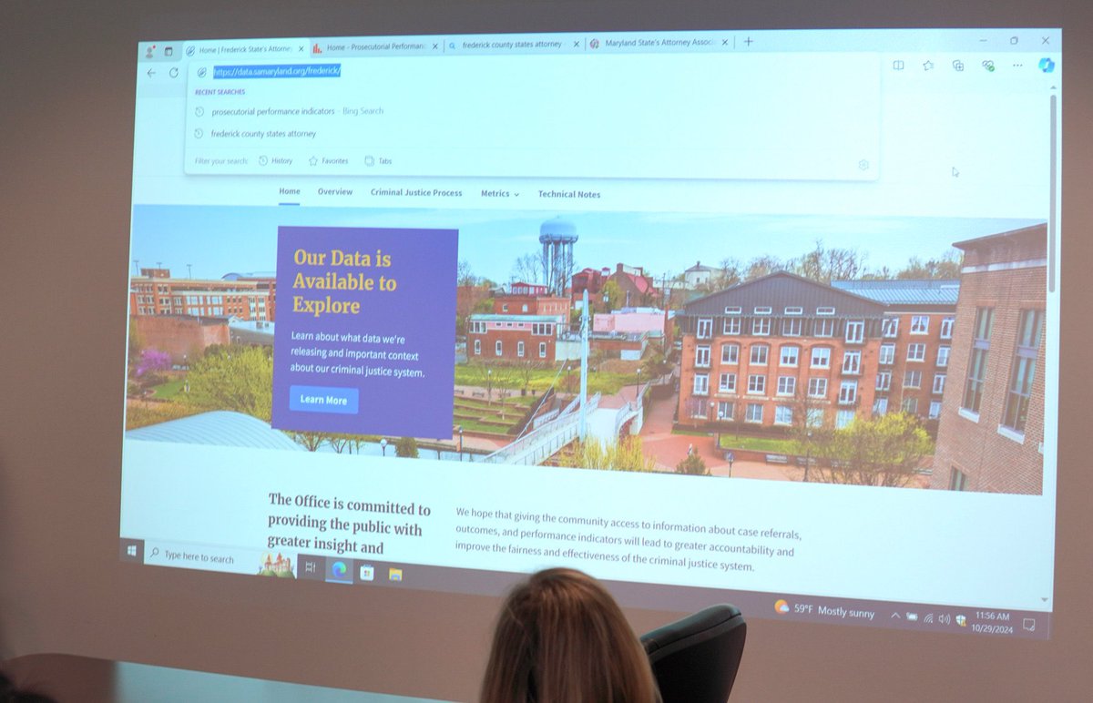 We are proud to announce <a href="/FredCoSAO/">Frederick County State's Attorney's Office</a> participation in its new <a href="/ThePPIs/">Prosecutorial Performance Indicators</a> Data Dashboard, empowering their community with data-driven insights into their justice system:  data.samaryland.org/frederick/
Press conference: youtu.be/dBPVYt2gjzE