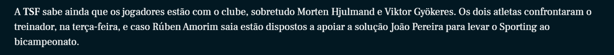 Se isto for verdade, eu estou a chorar de emoção e comprem todos o nórdicos possíveis, <a href="/SportingCP/">Sporting CP</a>