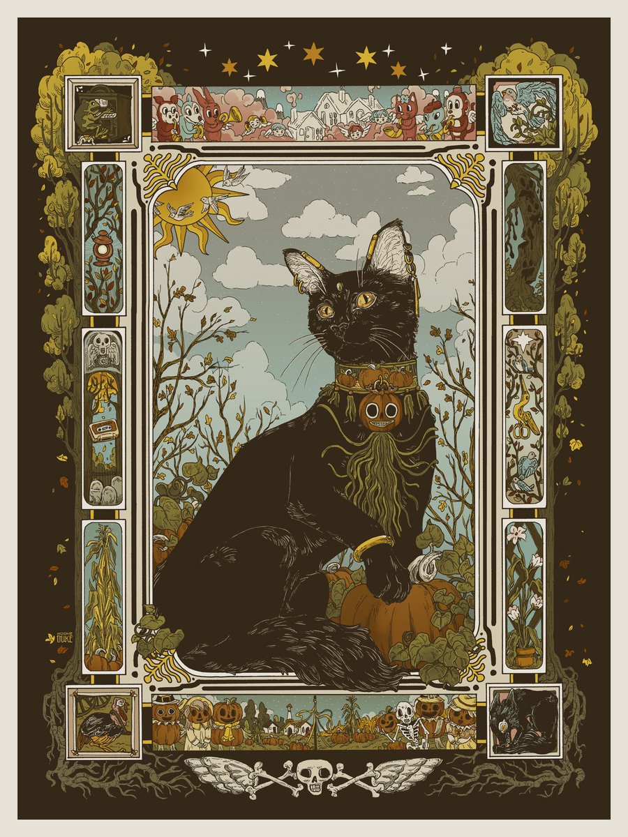 Back to the Unknown: Over the Garden Wall 10th Anniversary show opens this weekend on November 2nd at Gallery Nucleus

My piece, Enoch + The Unknown is available as the original framed ink drawing and a silkscreen art are available will be available for preorder with the gallery.