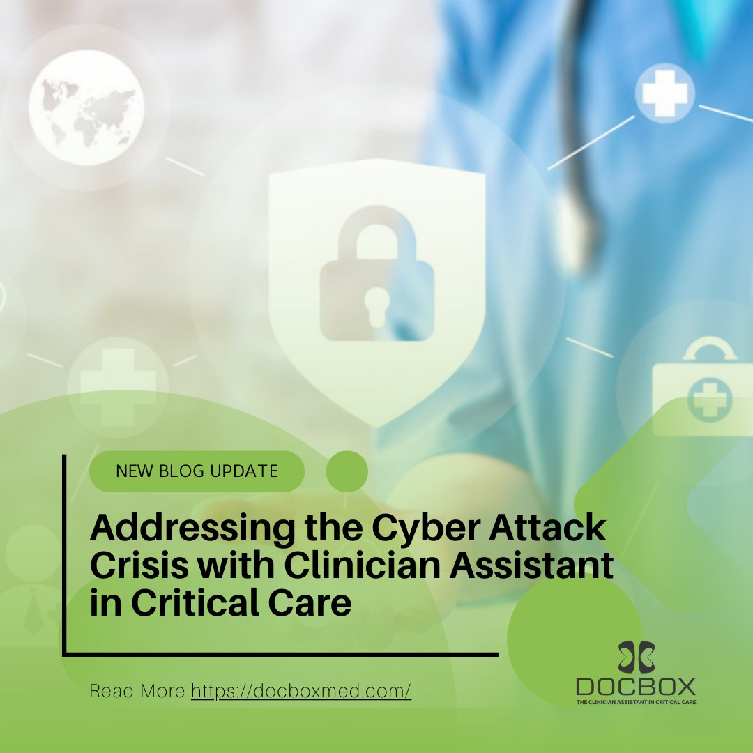 🔒 Safeguarding Hospitals from Cyber Attacks 🔒
📉 Cybercriminals target healthcare for valuable records, disrupting operations and safety. Discover how Clinician Assistant helps prevent, detect, and respond to threats.
🔍 Learn more: docboxmed.com/safeguarding-h…