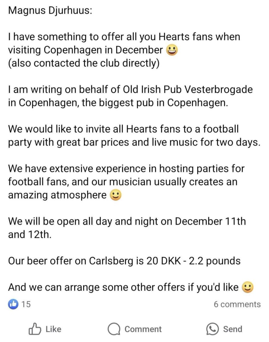 £2.20 a pint - the REAL reason I’ll be in Copenhagen to watch the Hertz!! 

🍺🤝🇱🇻