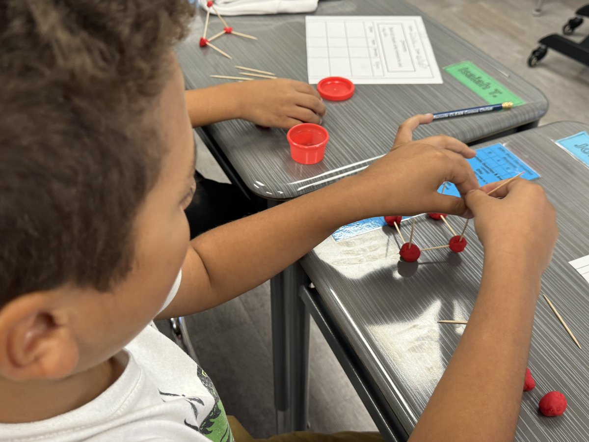 3rd Grade Mrs. Deals class was working hard and having fun learning and building three dimensional figures. Great job scholars! <a href="/CCISD/">CCISD</a>