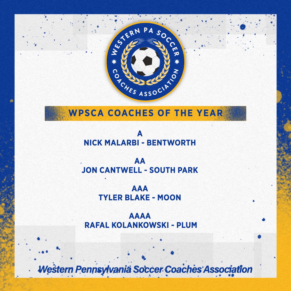 2024 WPSCA Coaches of the Year 👏