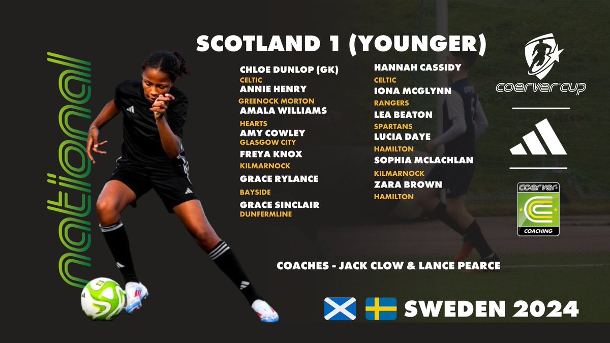 🏆🇸🇪 Just For Girls National Squads Headed to Sweden for the Coerver® Cup! 🇸🇪🏆

We're thrilled to announce the Just For Girls National Squad that will represent us in Sweden this year!

#ThatCoerverFeeling🌍⚽