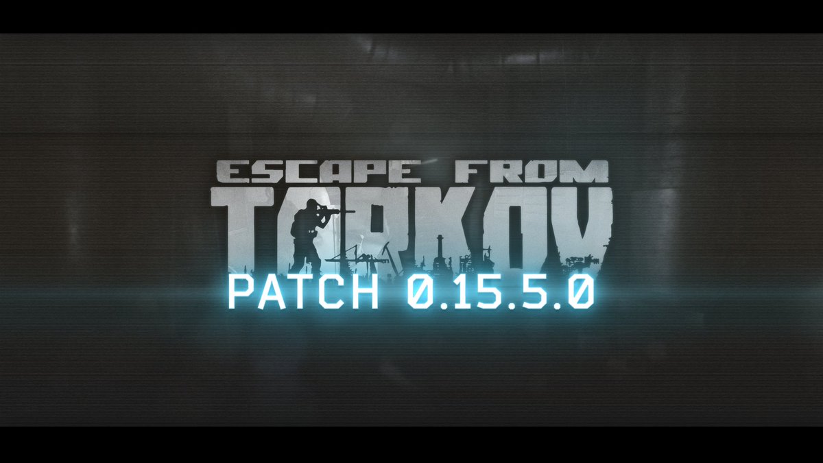 Tomorrow, October 31, at 7:00 AM GMT / 3:00 AM EDT we are planning to install patch 0.15.5.0 for #EscapefromTarkov. The installation will take approximately 8 hours, but may be extended if required. The game will not be accessible during this period.
